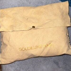 Goldiluxe hair extensions gold blonde 18 inch clip ins